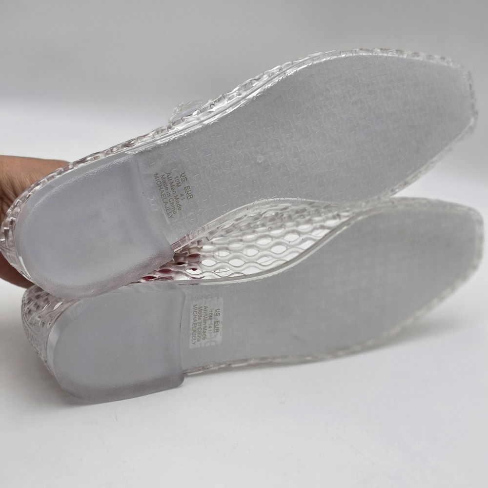 Sam Edelman Jelly 'Michaela' Mary Jane Clear Flats Womens SIZE 10 - NWOB - Picture 7 of 8